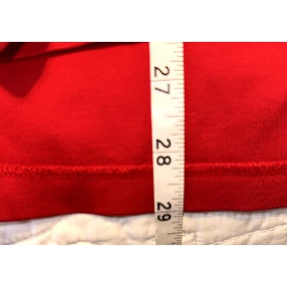 Polo Ralph Lauren Mens Size Medium Classic Red Long Sleeve Collared Polo - Picture 10 of 11